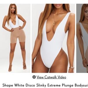 Sold ❌ Pretty Little Thing extreme plunge bodysuit